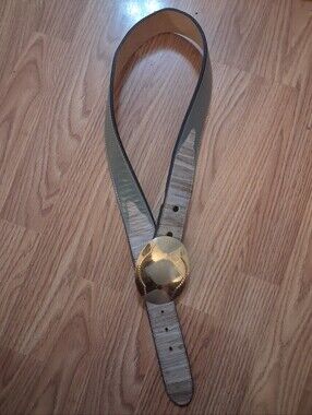 VINTAGE JONES WESTERN STORE Belt.  Cowhide/Bonded Leather.  Womens.  Size 34.